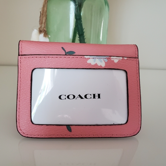 Coach Daisy Card Case In Bubblegum Multi - Picture 2 of 6